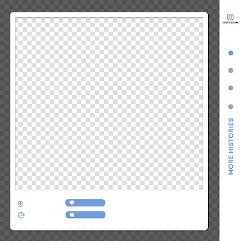 Templates , white and grey instagram frame illustration transparent background PNG clipart