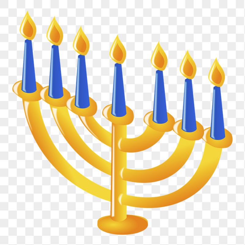 Temple menorah png sticker, transparent | Free PNG - rawpixel
