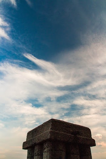 Temple Under Cloudy Sky