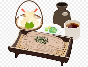 Tempura, Soba, Food, Tray, Cuisine PNG