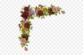 Tendrils Of Flowers - Ceramic Cheeseboard W/ Cork Backing: Roses