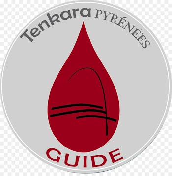 Tenkara fishing Fly fishing Pyrenees Logo - floating streamer 
