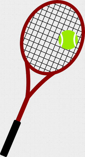 Tennis Ball And Racket PNG Image