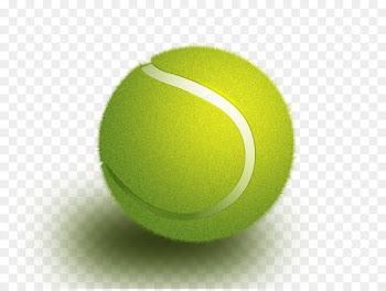 Tennis ball Green - Creative hand-painted cartoon green tennis 