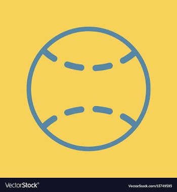 Tennis ball vector image