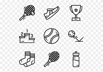 Tennis - Food Line Icon Png