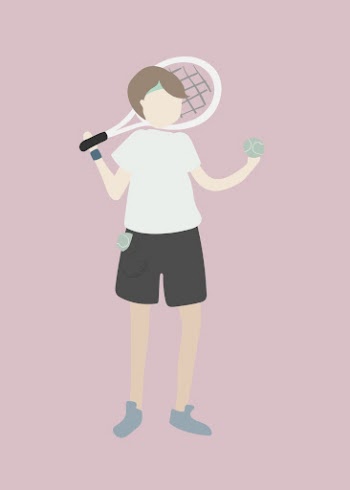 Tennis player clipart, male athlete, | Free PSD Illustration - rawpixel