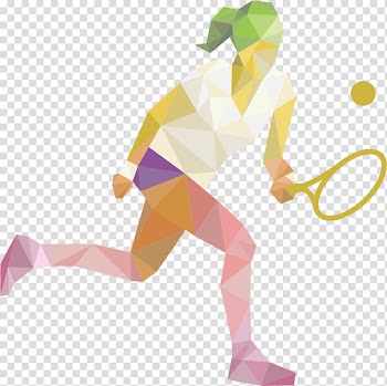 Tennis player Racket, Sports badminton men of color patches transparent background PNG clipart