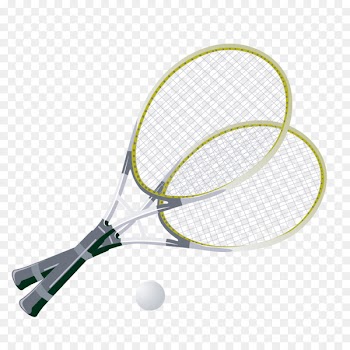 Tennis player Sports equipment - Tennis racket vector material 