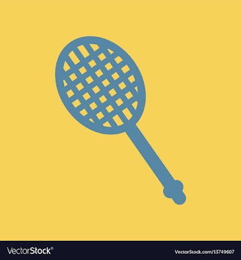 Tennis racquet vector image