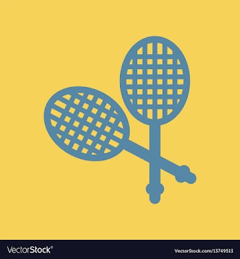 Tennis rocket vector image
