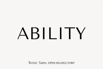 Tenor Sans open source font | Free Font Add-on - rawpixel