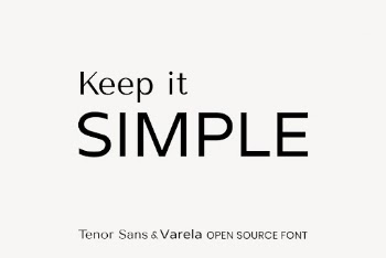 Tenor Sans & Varela open | Free Font Add-on - rawpixel