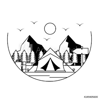 tent camping wanderlust image