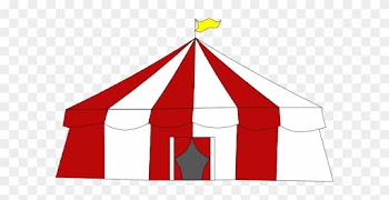 Tent Clip Art - Circus Tent Top Clipart