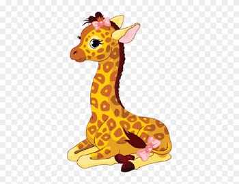 Tent Clip Art - Girl Giraffe Cartoon