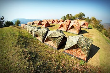 Tents on Ground