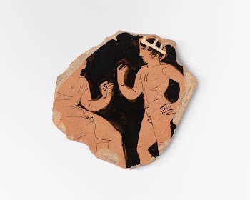 Terracotta fragment of a stemless | Free Photo - rawpixel