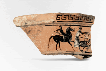 Terracotta fragment of a volute-krater | Free Photo - rawpixel