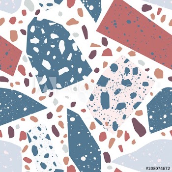 Terrazzo geometric texture