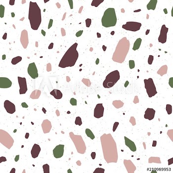 Terrazzo geometric texture or tile