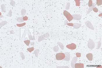 Terrazzo textured floor