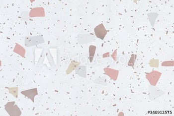 Terrazzo textured floor