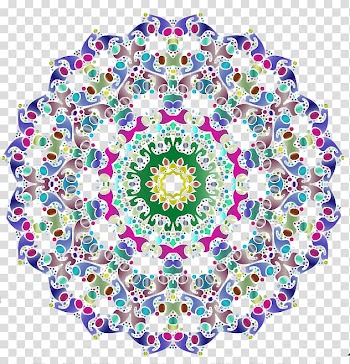Tessellation Geometry Pixabay Pattern, Abstract colorful flower Datura transparent background PNG clipart
