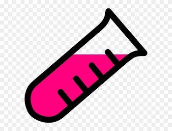 Test Tube Clipart Pink Test Tube Clip Art At Clker - Science Test Tubes Clipart