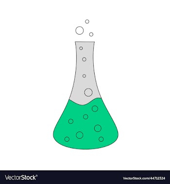 test tube science chemical with green liquid