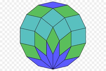 Tetradecagon Regular polygon Line Edge - line 