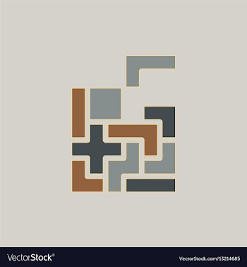 Tetris pieces vector image