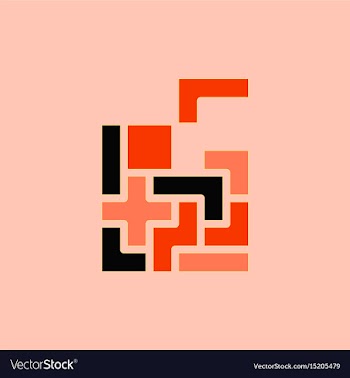 Tetris pieces vector image