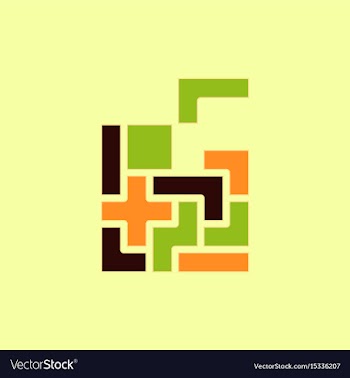Tetris pieces vector image