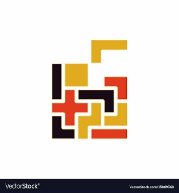 Tetris pieces vector image