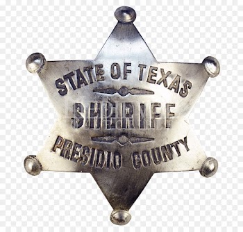 Texas American frontier Badge Sheriff Cowboy - Sheriff Badge 