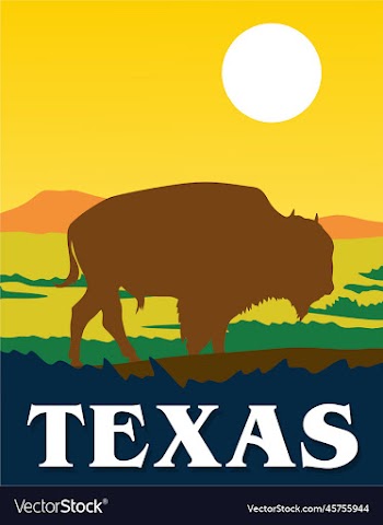 texas state with beautiful view
