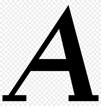 Text Alphabet A Comments - Icon Huruf A Png