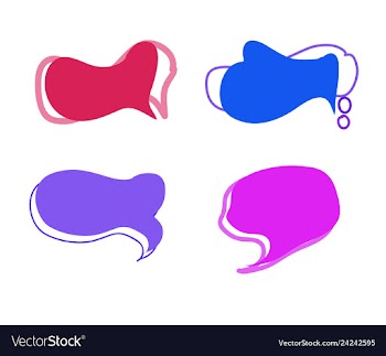 Text balloon set image vector image
