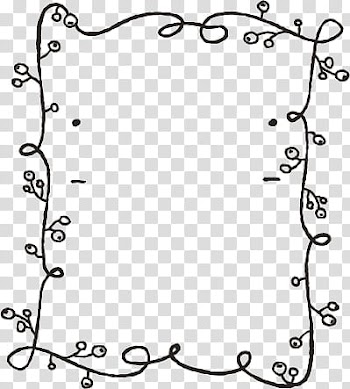 Text Boxes, black floral frame transparent background PNG clipart