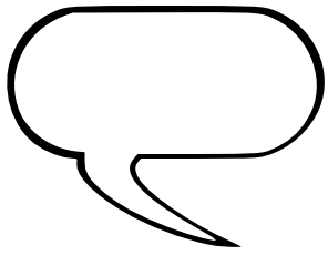 Text Bubble Offset Left | Clipart Panda - Free Clipart Images