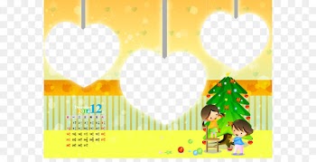 Text Cartoon Illustration - Calendar Template 