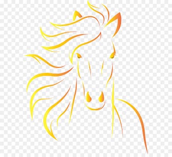 Text Cartoon Line art Clip art - Vector horses 