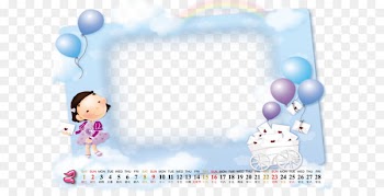 Text Cartoon Wallpaper - Calendar Template 