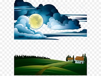 Text Cartoon Water Illustration - Dream Night 