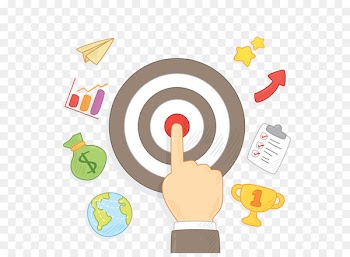 Text Clip art - Vector business goals 
