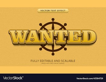 text effect wanted editable eps file