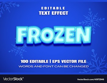 text effects frozen