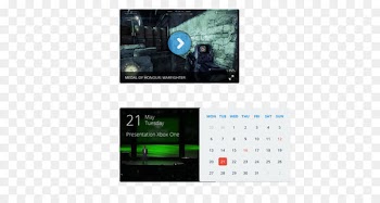 Text Multimedia Calendar Display advertising Font - Vector UI design 