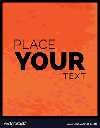 Text on watercolor texture background vector image